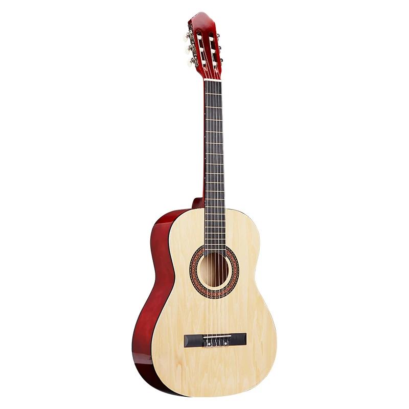 39 inch Nylon string Basswood Classical Guitars Practice Student Acoustic Guitar