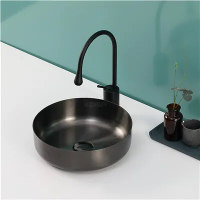 SS stainless steel bathroom sink small bathroom basin Bronze color