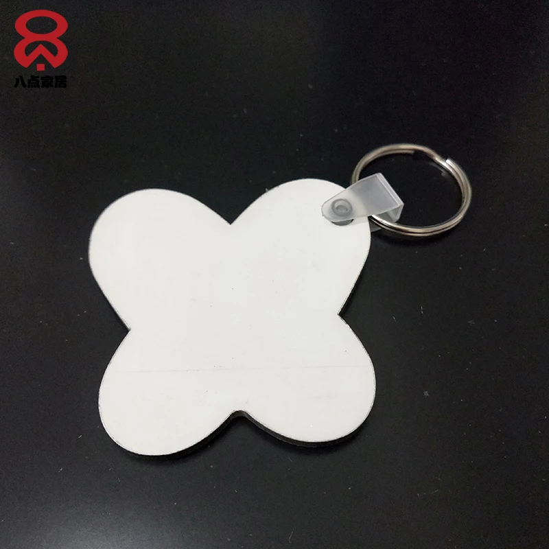 Butterfly Keychain Blank wood key tag Sublimation key ring