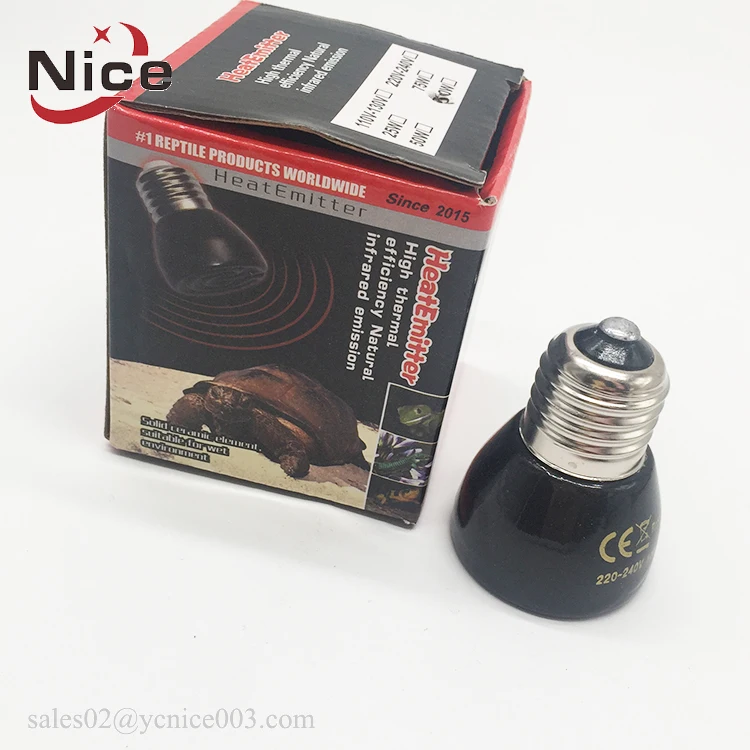 60w Infrared E27 Ceramic Heating Emitter Bulb