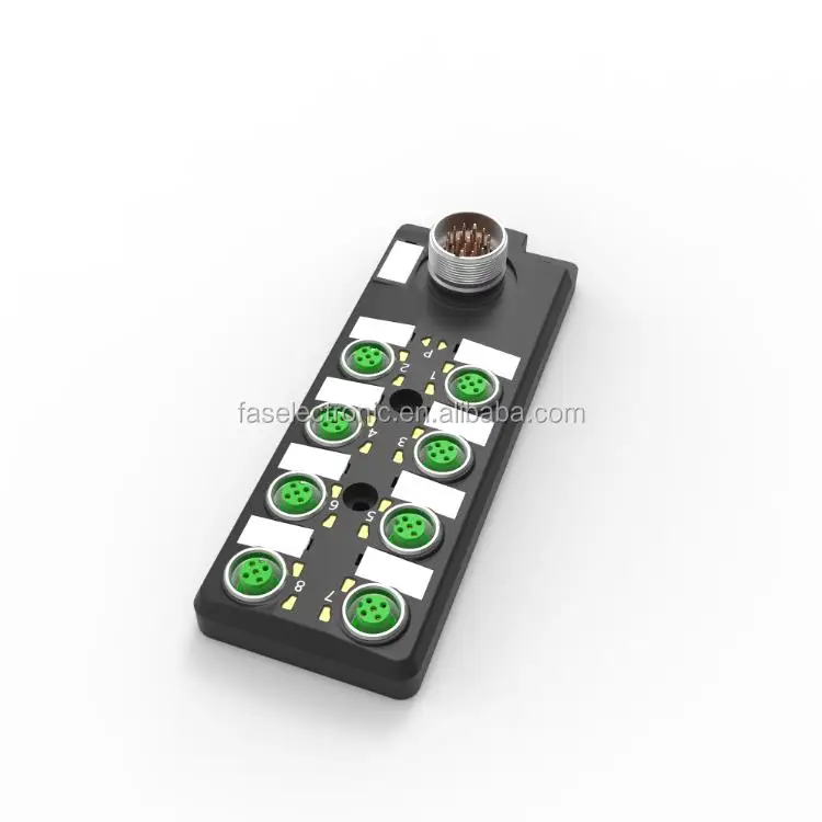 FAS standard  sizes M8 3 pin 4 pin 5 pin  junction box  distributor for M8 connector and sensor cable
