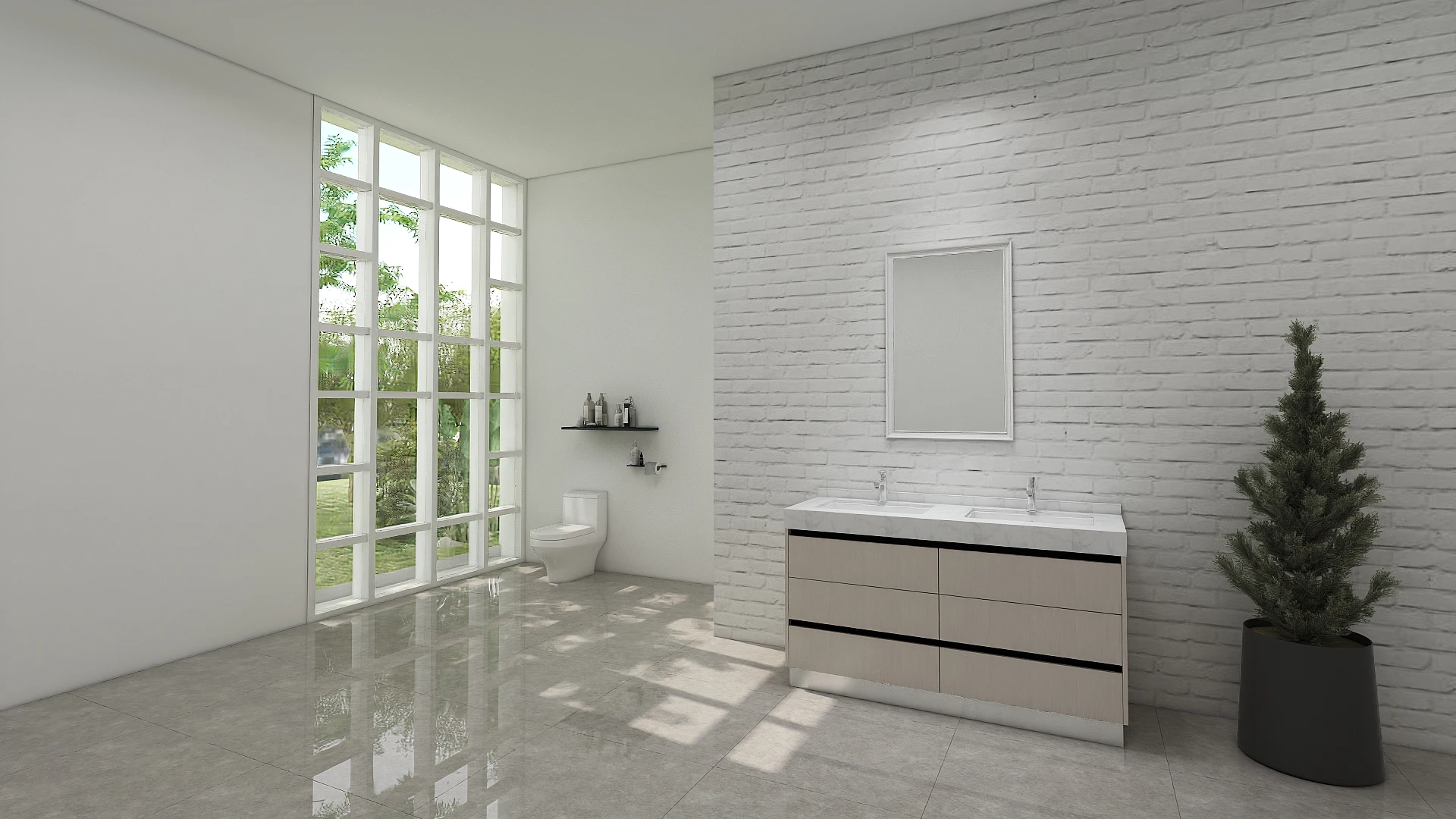 Euro Style Bathroom Floating Vanities Supplier Hotel Double Basins Sink Vanity Bath Cabinet