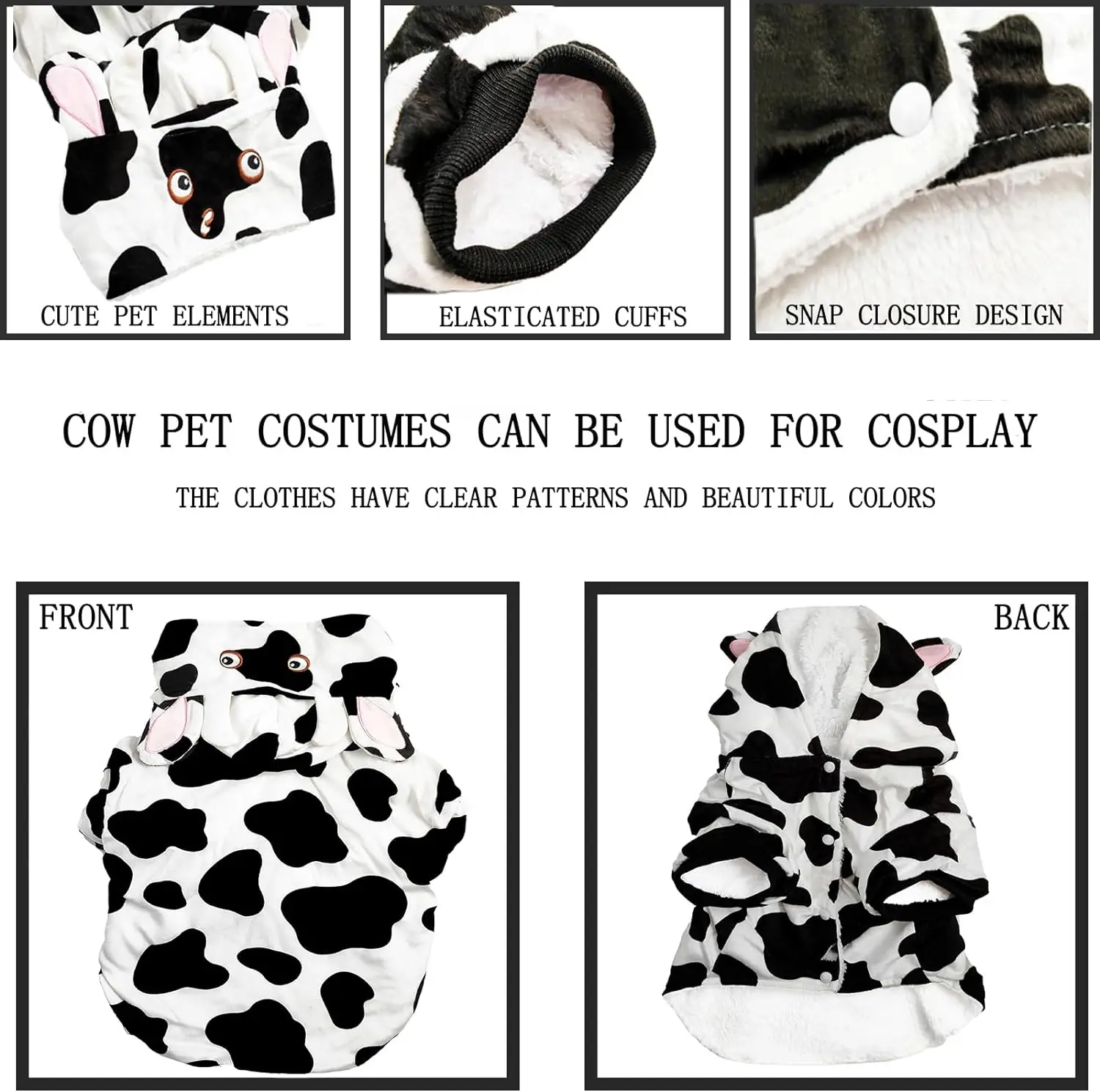 Modeling Cow Role-Playing Dog and cat Clothing dog clothing luxury pet clothes