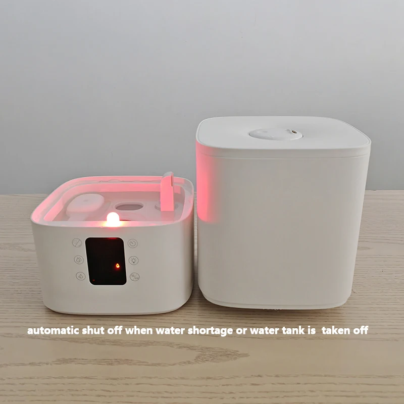 RUNAL H868 4L Humidifier Heat Steam Cool Warm Mist Humificador Umidificador De Ar Humidificador Smart Ultrasonic Air Humidifier