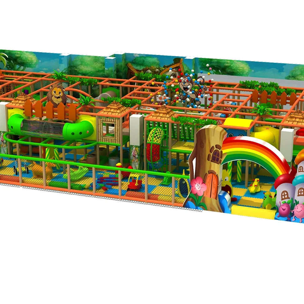 New Forest Theme maze kids games indoor playground equipment sale