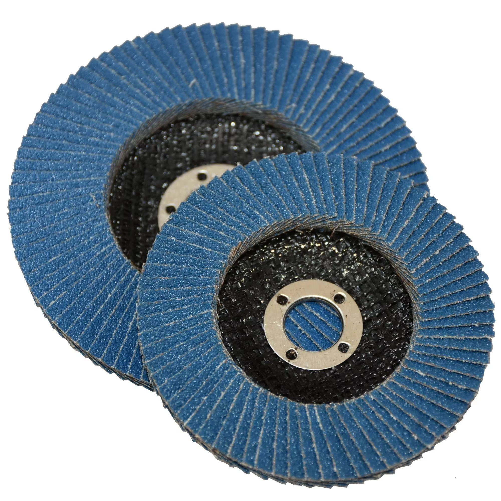 Hot Sales 100*16mm Zirconia Alumina Flap Disc Abrasives 4inch Grinding Wheel Sanding Disc for Grinding Metal and Stainless Steel