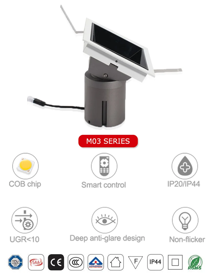 Low Price Suppliers Spot Lights Led Ceiling Light Indoor Led Recessed Down light Adjustable New Design Gold Led Downlight