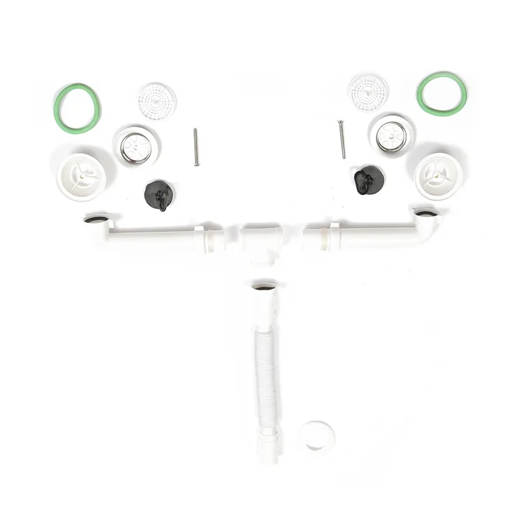 Factory Sale Kitchen Sink Waste Fitting Drain Sink Drainage Bottle Trap Strainer Hose Pipe
