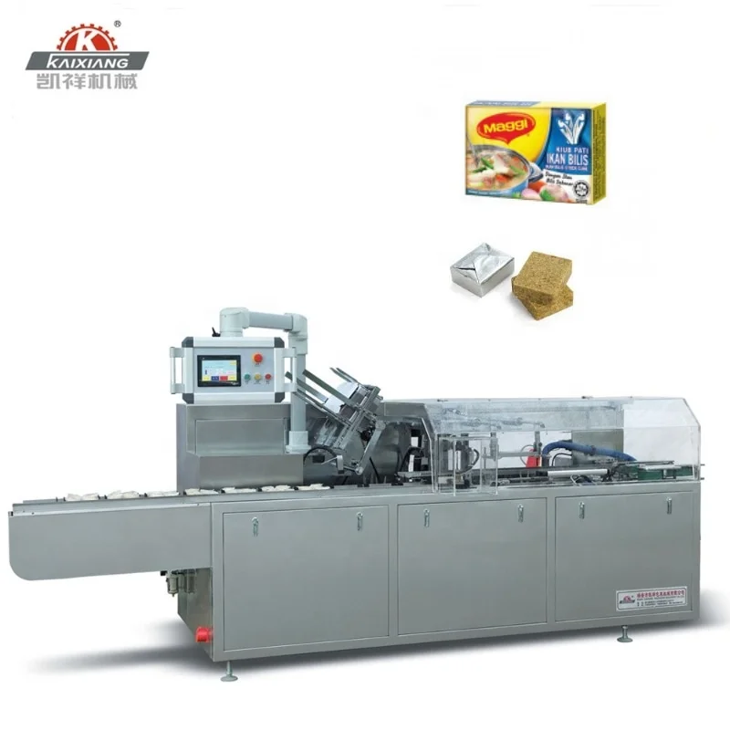 Automatic chicken stock cube cartoning box packing machine