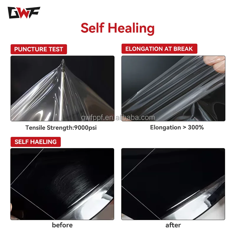 10 Years Warranty USA Quality super hydrophobic instant self healing TPU PPF Paint Protection Film Clear TPH PPF Car Film Roll