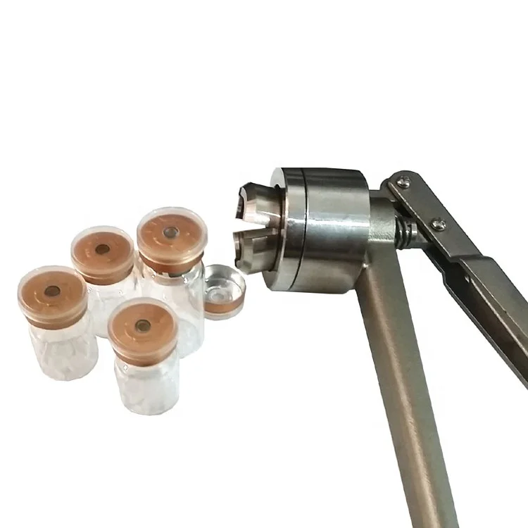 
Handheld vial bottle and oral liquid bottle cap closing machine 
