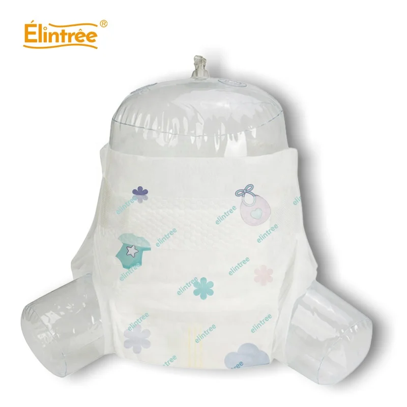 Elintree High Quality Ultra Thin Disposable New Born Baby Diapers High Absorption Nappies Wholesale