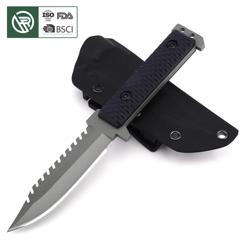 Free Sample OEM Multi Tool Stainless Steel Pocket Knife For Self Defense Combat and Utility G10 Handle for Hunting With Sheaths