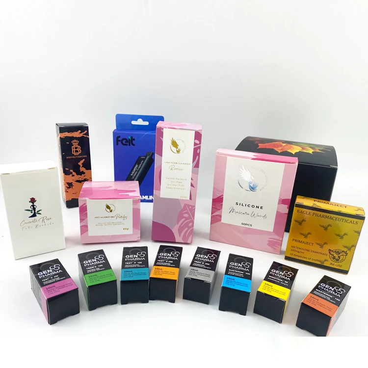 
Custom Printing Cardboard Eyelash Boxes Cosmetic Skin Care Face Cream Paper Packaging box 