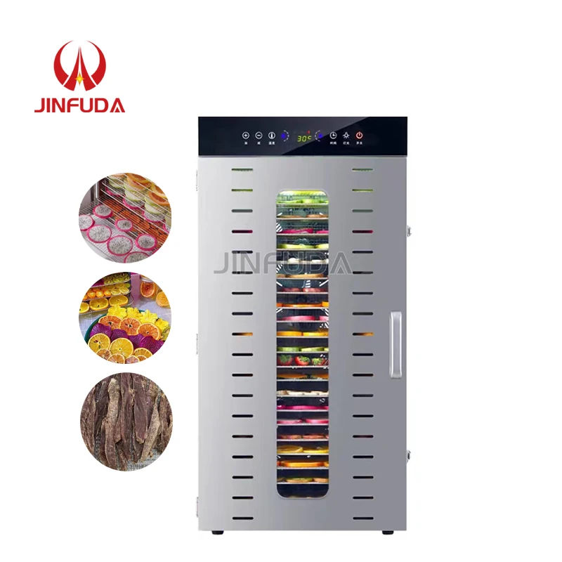 Commercial Use Single Zone 24 Trays Large Size Pitaya Drying Machine Apple Lemon Dehydrator