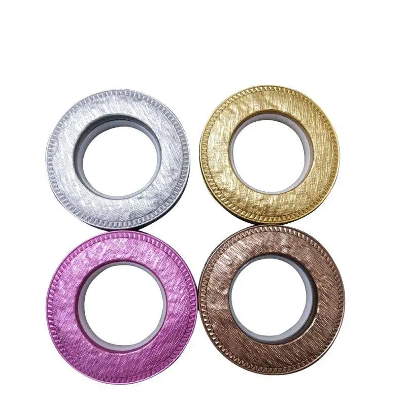 Rings PP Curtain Eyelets Rideau Accessories Cortinas Accesorios Rideaux Argolla Para Cortina Colorful Plastic Manufacture ABS