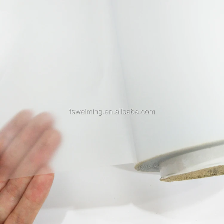 Book Cover Protective Translucent PVC Film For ID Card