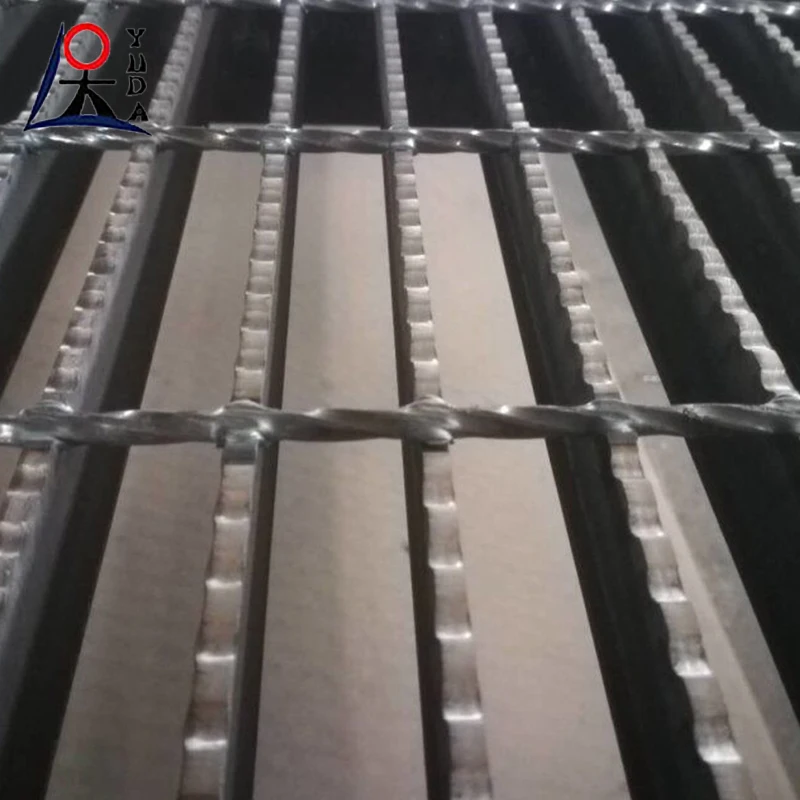 32x5 serrated drainage covers metal steel grating floor anti slip hot dip galvanising steel bar grating mesh