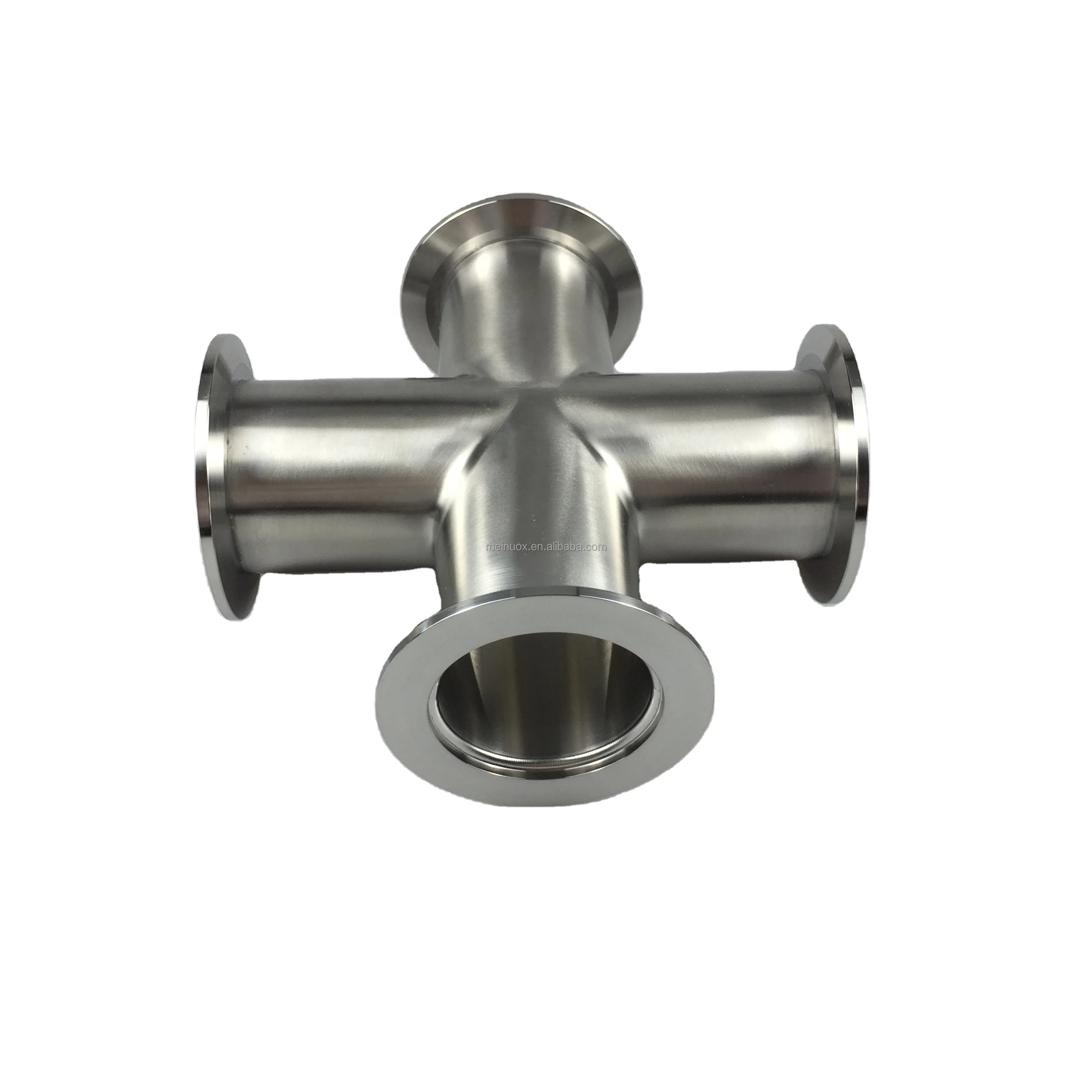 Meinuox Vacuum KF 4 Way Cross OEM Pipe Fitting Elbow Tee Cap Reducer Flange Round Female Threaded Flange Flange Adaptor Forged