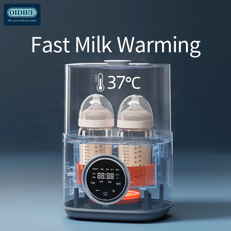 Oidire Functional Feeding Milk Bottle Sterilizer Dryer With Warmer