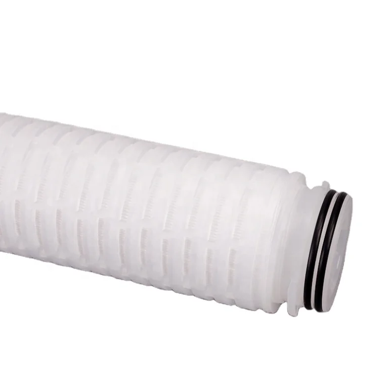 5 micron 40 inch High Efficiency Glue Filter Pleated PP Filter Cartridge