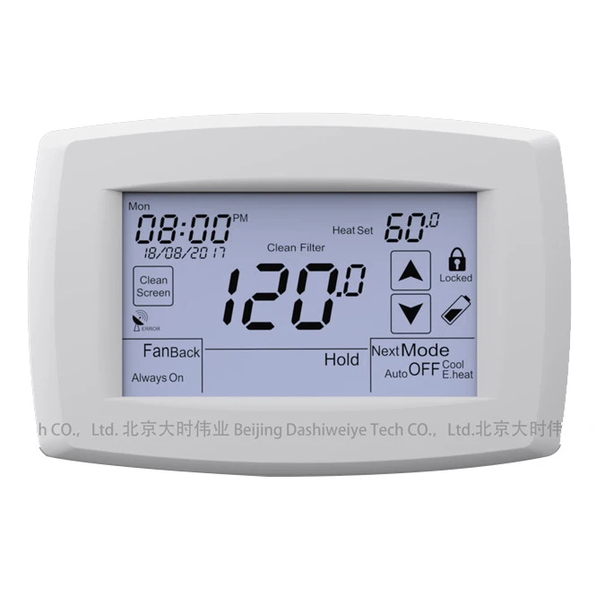 Customizable High Quality Best Price Temperature Humidity Sensor Display Plastic Thermostat Enclosure
