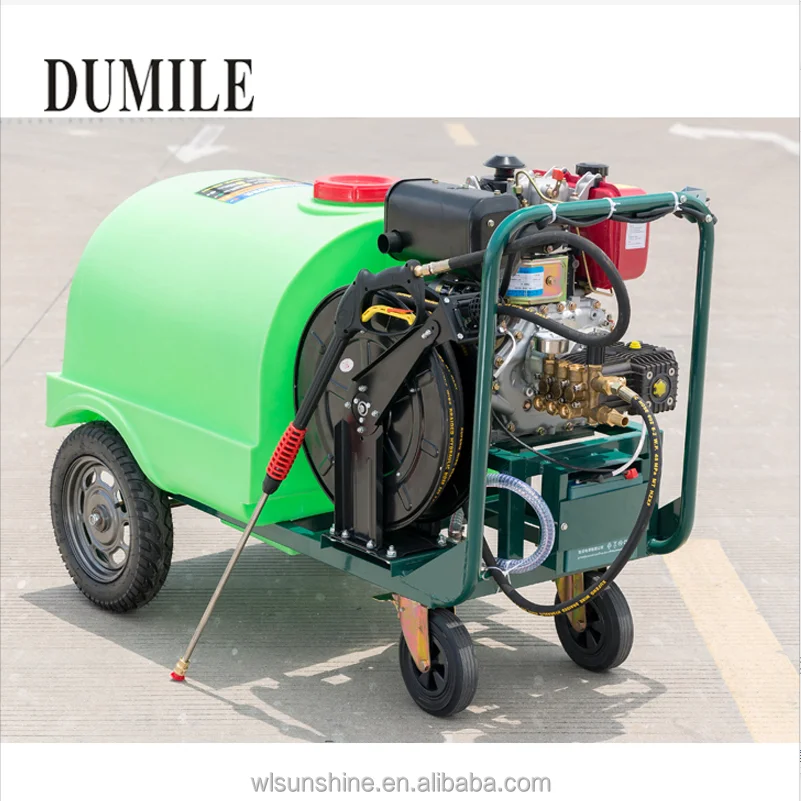 Hidrolavadora Gasoline Gas Power Engline Cleaning Machines Cold Water High Pressure Car Washer with Water Tank