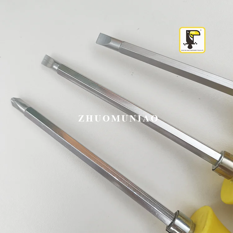 Precision Slotted Phillips Tools Screwdriver Set Magnetic Flat Head Screwdriver Tool for Keychain