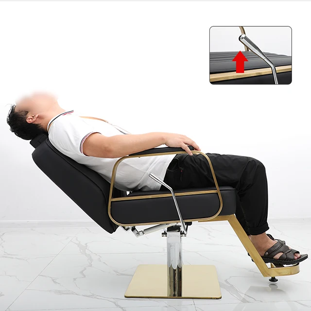 Professional Custom Cheap High Elastic Cotton Leather Metal Stand for Salon Furniture Barber Chair