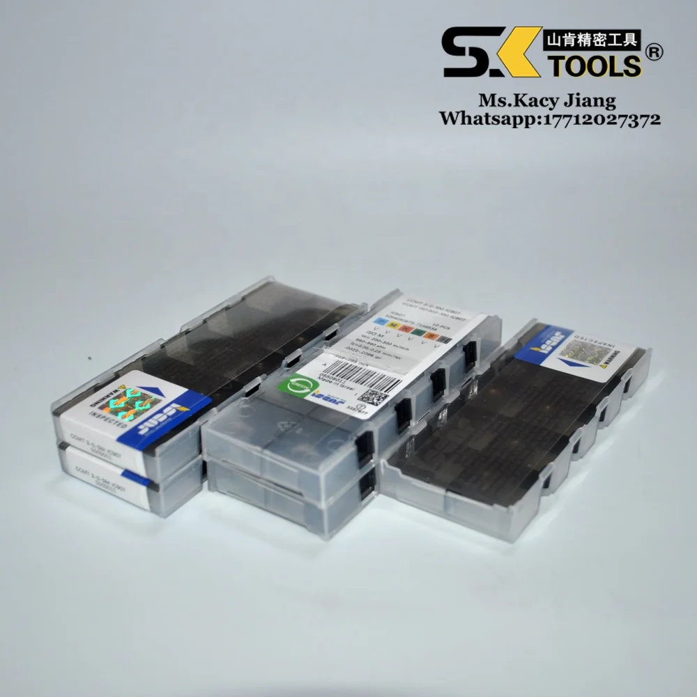 Original Iscar CNC Single-Sided Turning Inserts CCMT 09T302-SM IC907 for Semi-Finishing and Finishing on Soft AllMaterials and