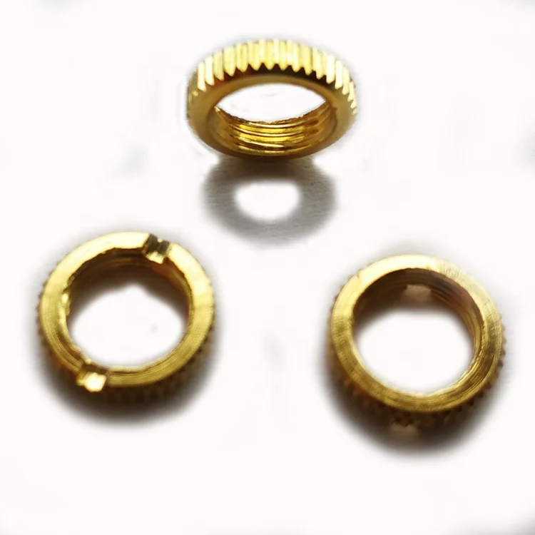 Позолоченный мини-разъем для телефона, 3,5 мм, 1/8 дюйма, гнездо для стереонаушников, аудио-и видеоразъем с втулкой и гайкой