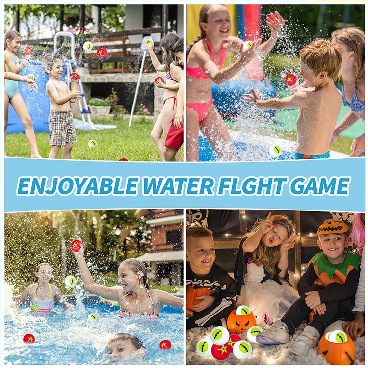 Explosive Silicone Water Balloon Outdoor Water Ball Beach Toys Injection Bomb Silica gel Rubber Water Polo