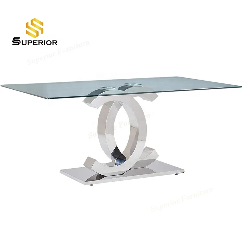 factory dinning table set 8 chairs dining room furniture mirrored dining table set luxury rectangle dining table set