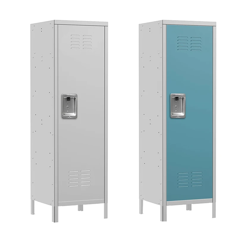 Стальная мебель Almirah для хранения, тренажерный зал, железный шкафчик, офисный персонал, 1 дверной шкафчик
