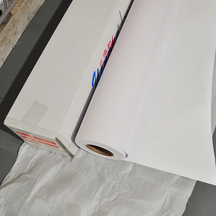 Yinghe wholesale printing pvc self adhesive vinyl 120g 140g white glossy matte eco solvent printable self adhesive vinyl roll