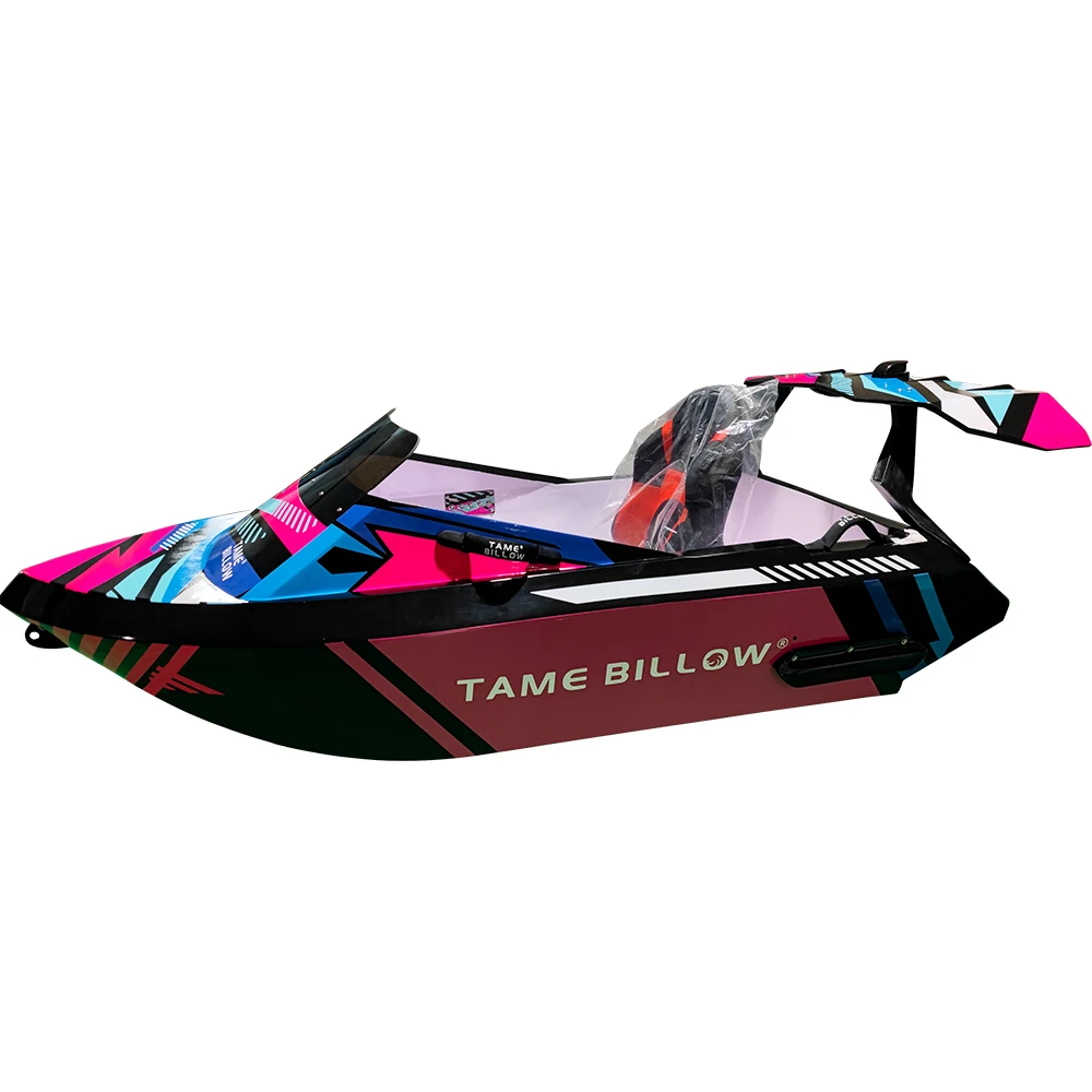 Tame Billow 120Ah Battery Electric Surfing Aqua Karts Mini Boat Functional Karting Boats For Sale