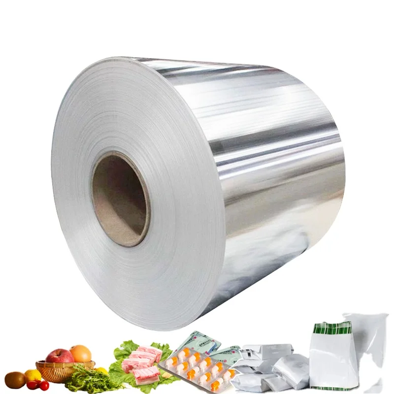 Jumbo 8011 14mic 30mic Seal Cover Bulk Aluminium Foil Jumbo Roll Price Industrial Aluminum Foil Roll Food Aluminum