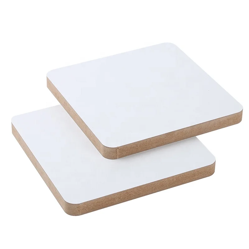 Stock Available Waterproof Laminete Furniture 18Mm Mdf Melamine Waterproof Board