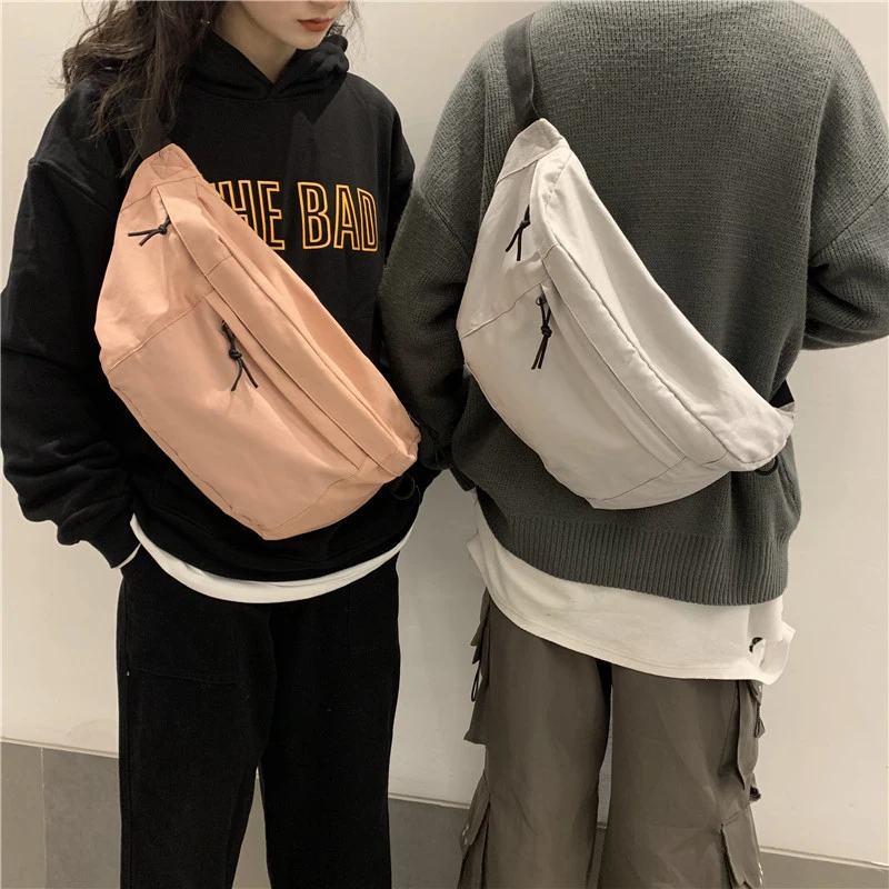 Customize High Capacity Student Crossbody Unisex Running Sport  Fanny Pack Ladies Waist Bag