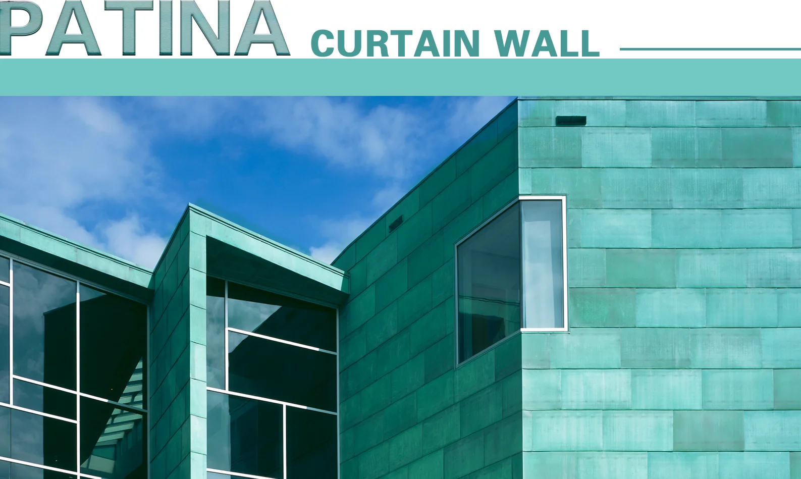 New Building Materials Construction of Patina Curtain Wall