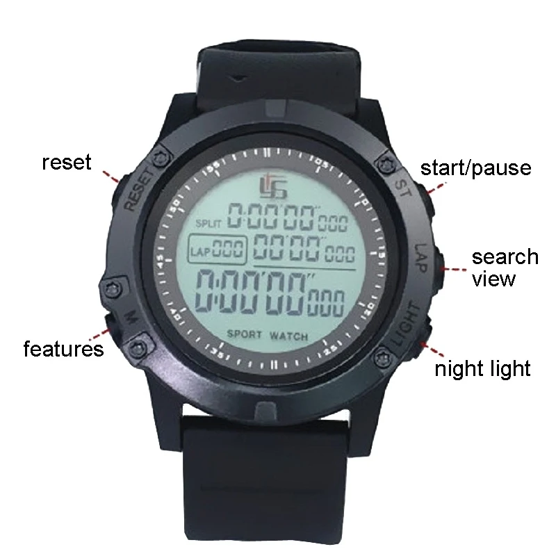Top Quality Luminous Football Referee Stopwatch Timer Alarm Clock Football Watch Digital And Electrical Timer