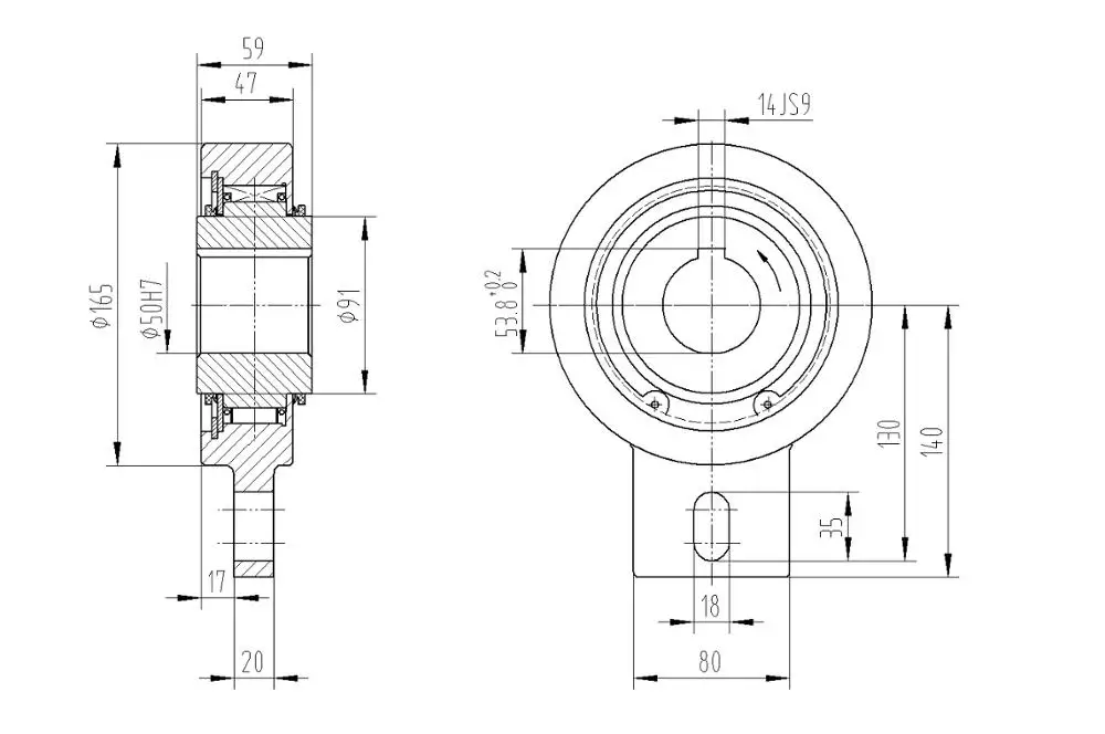 
CK-N BSEU Complete indexing lever arm freewheels backstop bearing for machine tool 