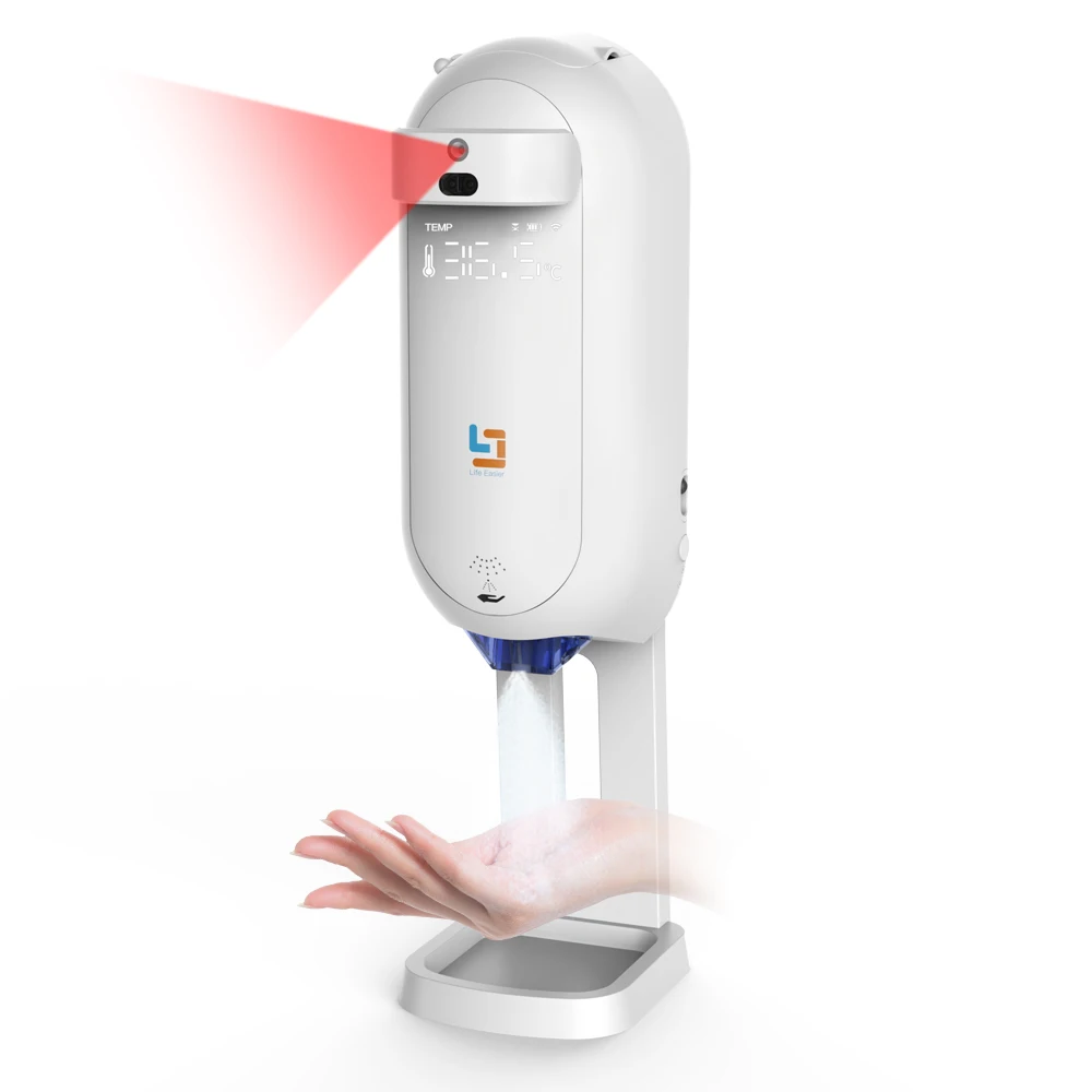 Диспенсер для дезинфицирующего средства для рук, термометр, автоматический термосканер, машина для человеческого тела, настенное крепление, настольная подставка, пол