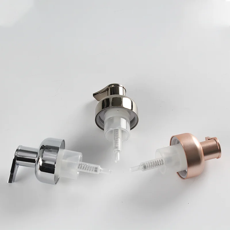 Rose golden color  44/410 foaming Soap Pump Dispensers ABS Spring Soap and Lotion Dispensers Pump