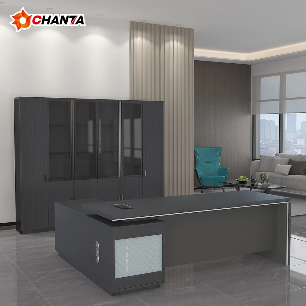 Modern Workstation Desk Office Furniture Luxury Wooden Ceo Boss Office Table Desk Executive