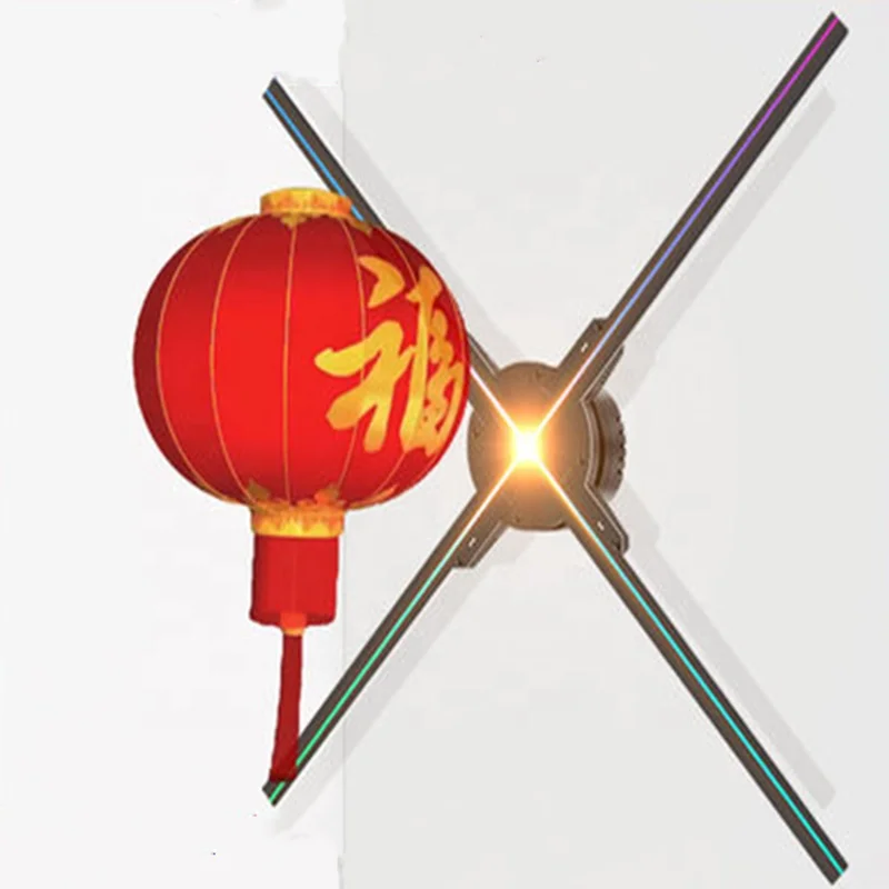 Оригинальный новый ODM Лучший Вентилятор 1080p светодиодный 3D Голограмма лазерный проектор 4K голографический рекламный дисплей