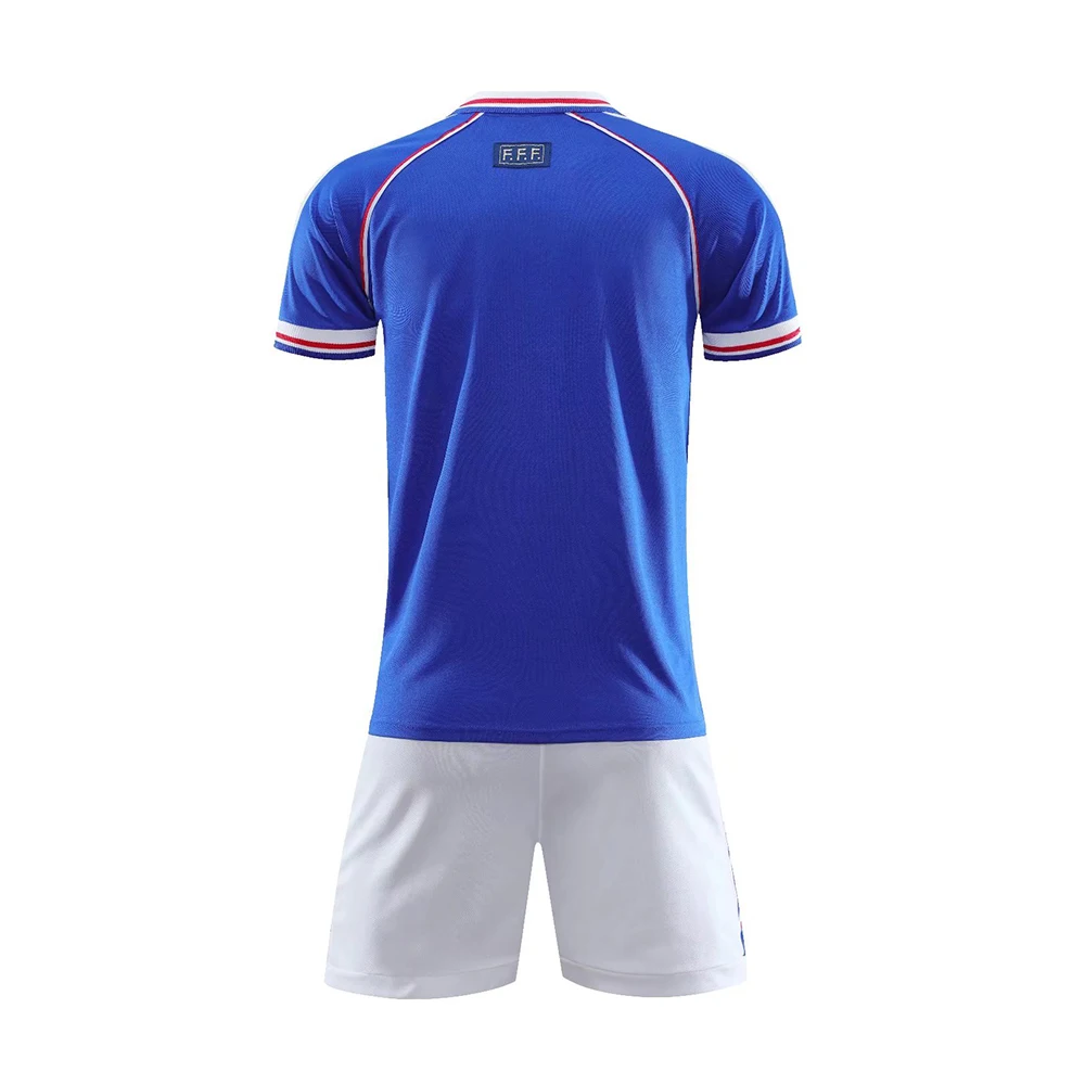 France 1998 Retro Soccer Jersey Design Details - Support Your Team in Style Football Uniform