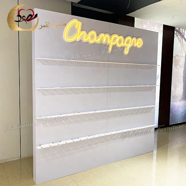 Hotel furniture wedding decoration party prosecco wall holder champagne wall