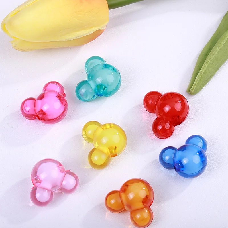 Acrylic Cute Mickey Head Beads In Beads Accessories Headdress Hair Accessories Diy Beads Letter Acrylic Alphabet
