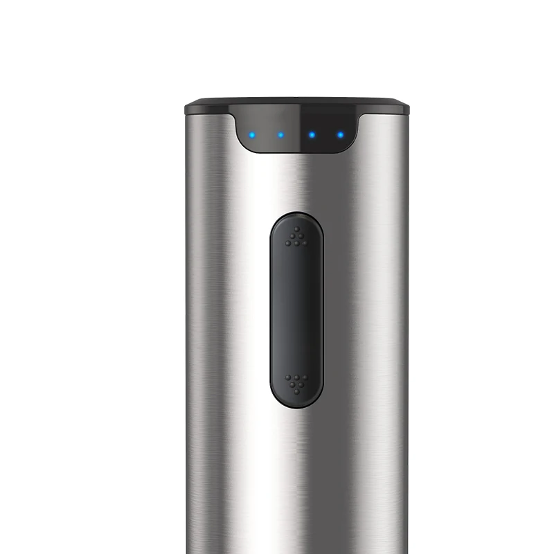 Rechargeable Electric Wine Bottle Opener Automatic Corkscrew Openers with Foil Cutter and USB Charging Cable - Blue bottleopener